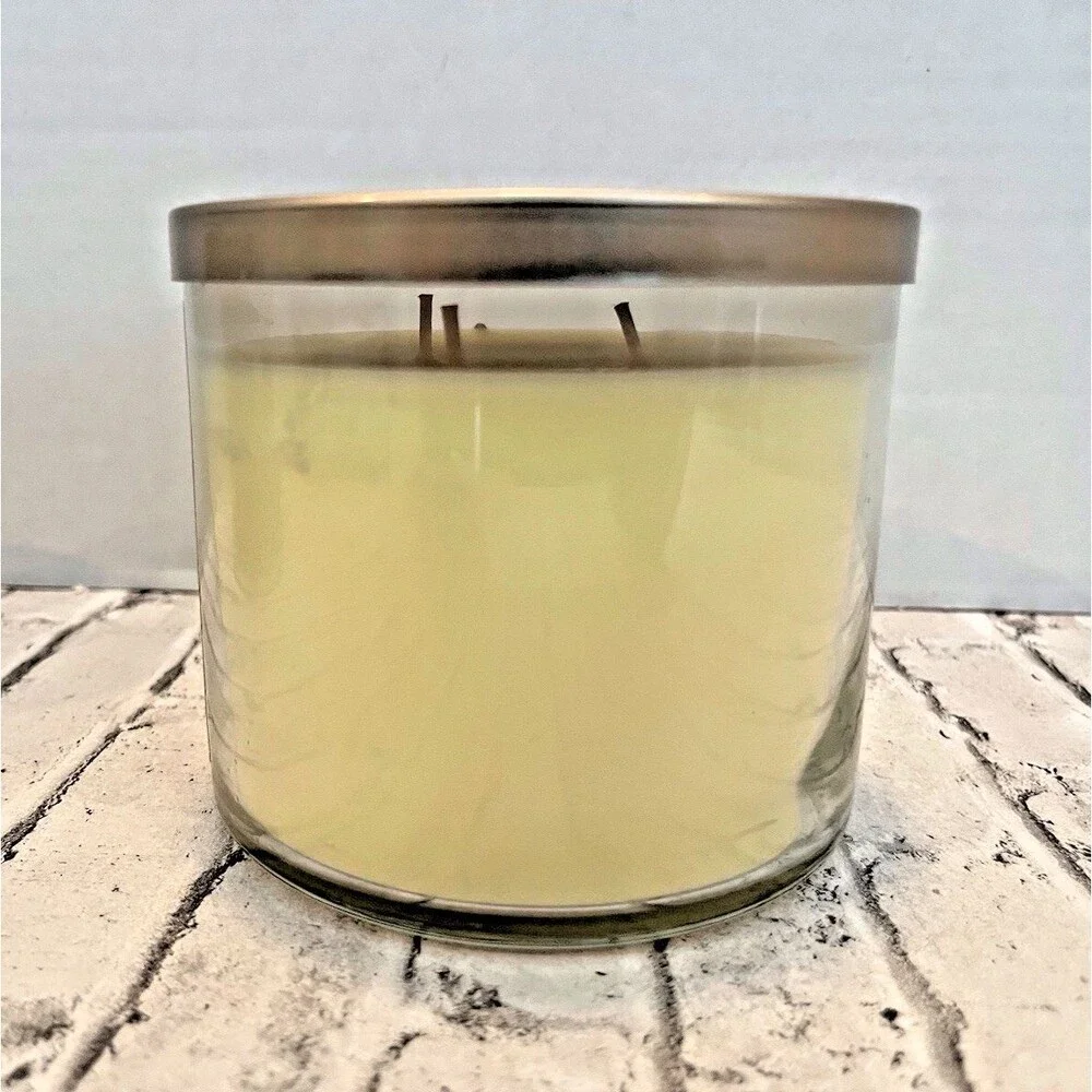 Bath & Body Works PEACH BELLINI 3 Wick Candle 14.5 Oz NEW Special Edition RARE